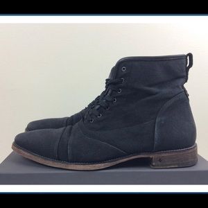 John Varvatos Fleetwood Canvas Lace boots